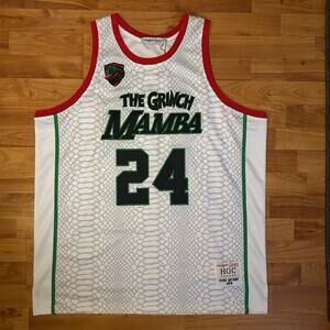 The Grinch Mamba Kobe Bryant Headgear Classics Basketball Jersey 3XL